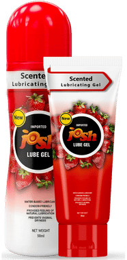 Josh Scented Strawberry Lubricating Gel bottle