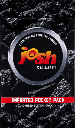 Josh Salajeet condom pack
